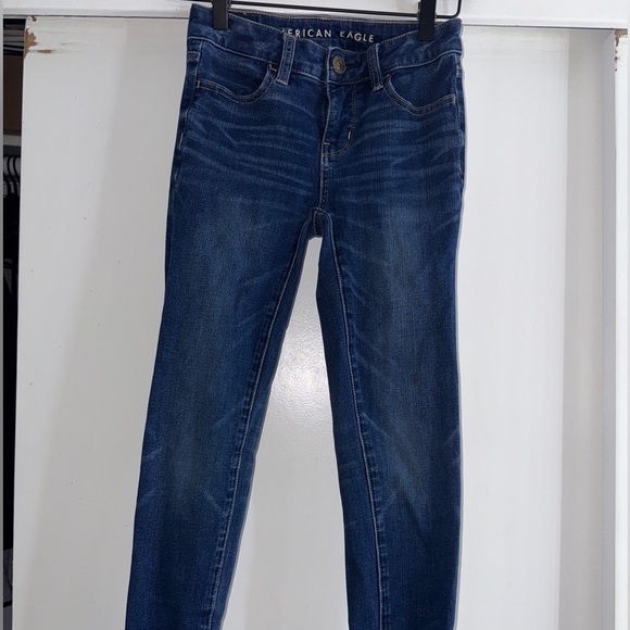 American Eagle Outfitters Denim - American Eagle Outfitters Dark Blue Skinny Jeans